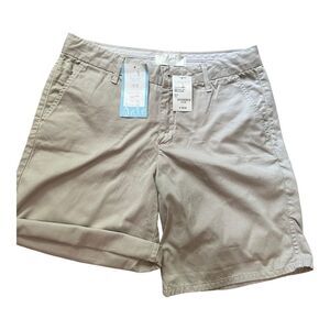 Joie | Traveller Bermuda Cotton Shorts in Dune | 27